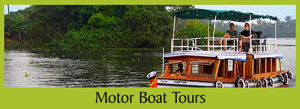 Motor Boat Tours in Alleppey